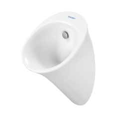 Immagine di Duravit WHITE TULIP orinatoio senza brida, senza mosca, con entrata posteriore nascosta, con scarico orizzontale, colore bianco 2817300000