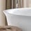 Immagine di Duravit WHITE TULIP vasca freestanding Ø 140 cm, con colonna di scarico speciale, colore bianco 700470000000000