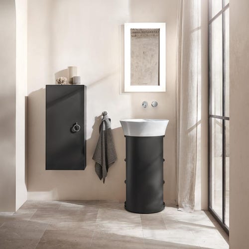 Immagine di Duravit WHITE TULIP specchio con illuminazione L.45 H.75, versione App WT7060