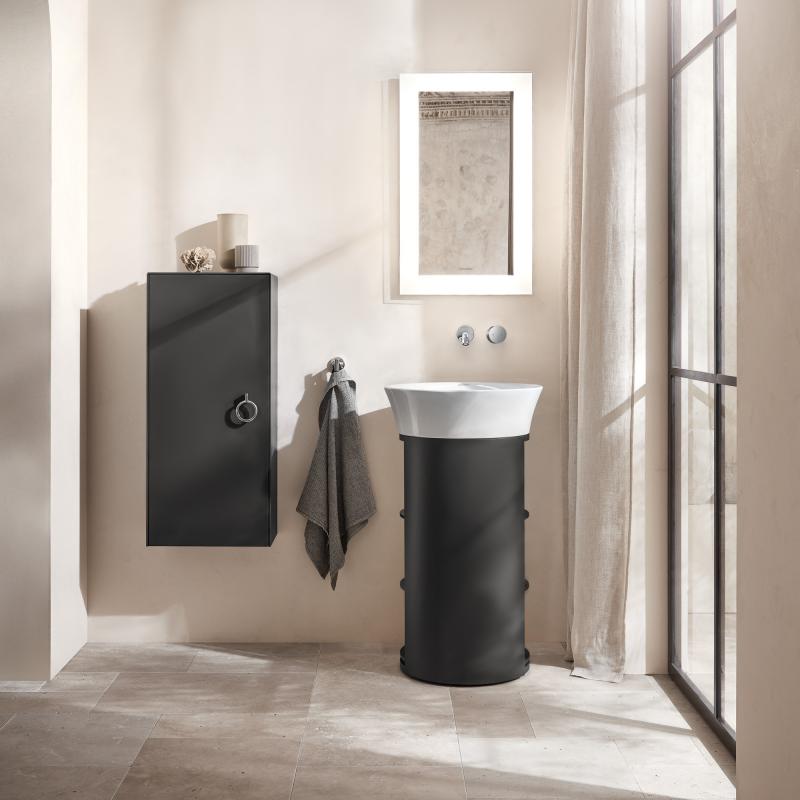 Immagine di Duravit WHITE TULIP specchio con illuminazione L.45 H.75, versione App WT7060
