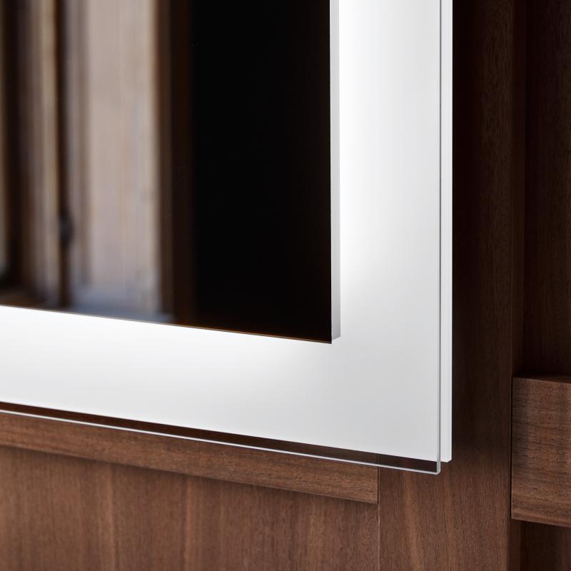 Immagine di Duravit WHITE TULIP specchio con illuminazione L.135 H.75, versione App WT7063