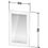 Immagine di Duravit WHITE TULIP specchio con illuminazione L.45 H.75, versione App WT7060