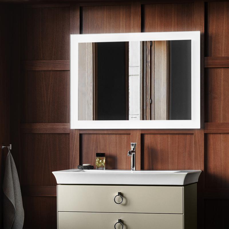 Immagine di Duravit WHITE TULIP specchio con illuminazione L.105 H.75, versione Sensor WT7052