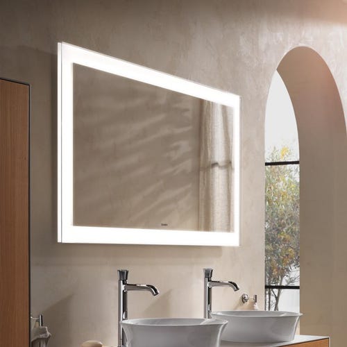 Immagine di Duravit WHITE TULIP specchio con illuminazione L.135 H.75, versione Sensor WT7053