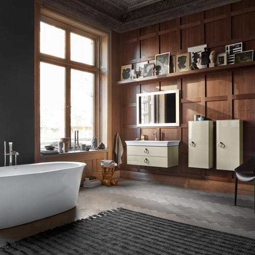 Immagine di Duravit WHITE TULIP specchio con illuminazione L.105 H.75, versione App WT7062