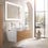 Immagine di Duravit WHITE TULIP specchio con illuminazione L.135 H.75, versione App WT7063