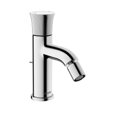 Immagine di Duravit WHITE TULIP miscelatore monocomando per bidet, con salterello, finitura cromo WT2400001010