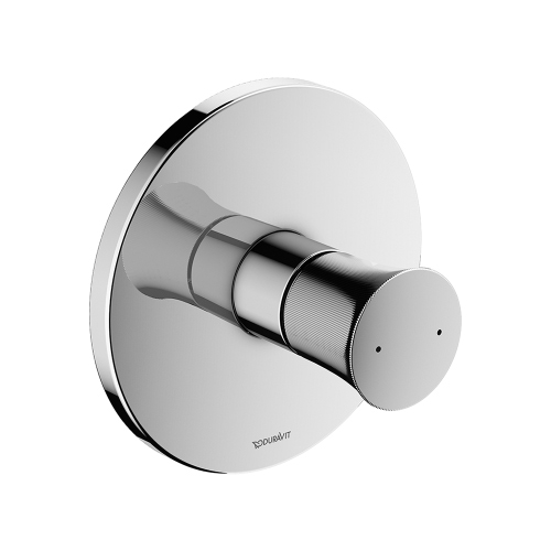 Immagine di Duravit WHITE TULIP miscelatore monocomado doccia ad incasso, senza deviatore, corpo incasso da ordinare separatamente, finitura cromo WT4210010