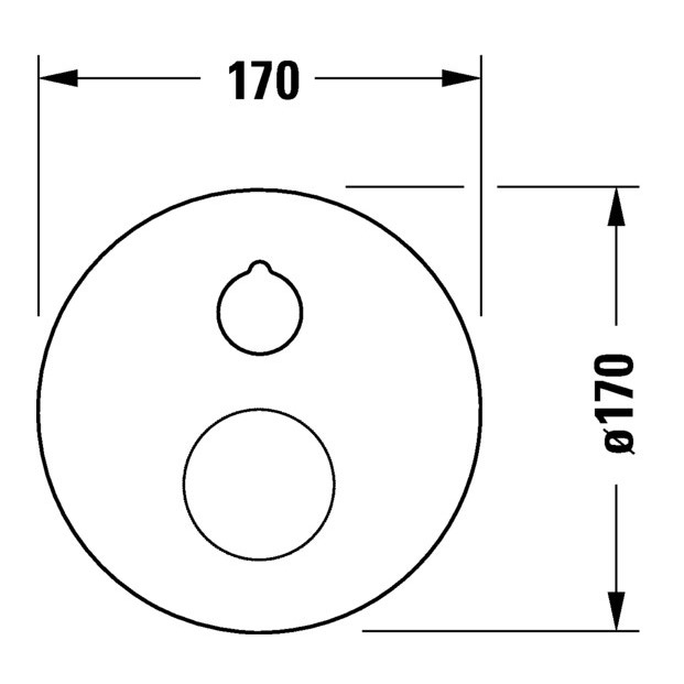 Immagine di Duravit WHITE TULIP miscelatore monocomado doccia ad incasso, con deviatore, corpo incasso da ordinare separatamente, finitura cromo WT4210012