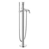 WHITE TULIP miscelatore monocomando freestanding per vasca, con deviatore, corpo incasso da ordinare separatamente, finitura cromo