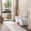 Immagine di Duravit WHITE TULIP vaso sospeso HygieneFlush, senza brida, con flusso di acqua circolare, senza sedile, UWL classe 1, Hygieneglaze, colore bianco 2576092000