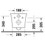 Immagine di Duravit WHITE TULIP vaso sospeso HygieneFlush, senza brida, con flusso di acqua circolare, senza sedile, UWL classe 1, Hygieneglaze, colore bianco 2576092000