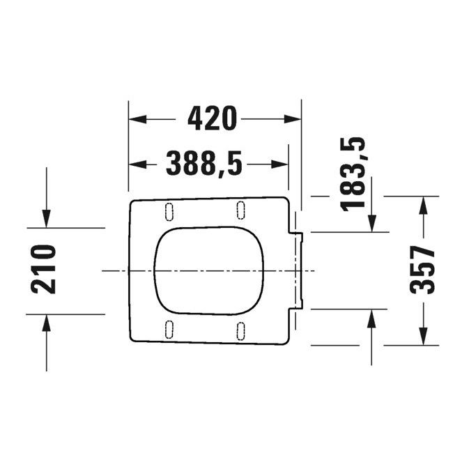 Immagine di Duravit VIU sedile con coperchio rimovibile, cerniere in acciaio inox, con chiusura rallentata, colore bianco 0021190000