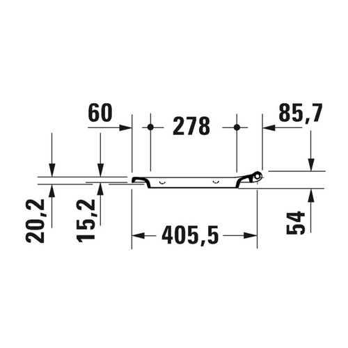 Immagine di Duravit VIU sedile con coperchio rimovibile, cerniere in acciaio inox, con chiusura rallentata, colore bianco 0021190000