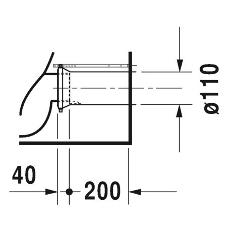 Immagine di Duravit VIU vaso monoblocco a pavimento Rimless® a cacciata, senza brida, senza sedile, senza cassetta, capacità di acqua di sciacquo 4,5 l, UWL classe 1, WonderGliss, colore bianco 21910900001