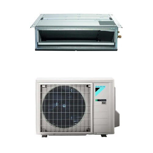 Immagine di Daikin FDXM-F9 Canalizzabile ultrapiatta Climatizzatore canalizzabile monosplit inverter | unità esterna 2.4 kW unità interna 9000 BTU RXM25A9+FDXM25F9