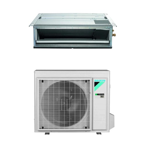 Immagine di Daikin FDXM-F9 Canalizzabile ultrapiatta Climatizzatore canalizzabile monosplit inverter | unità esterna 5 kW unità interna 18000 BTU RXM50A9+FDXM50F9