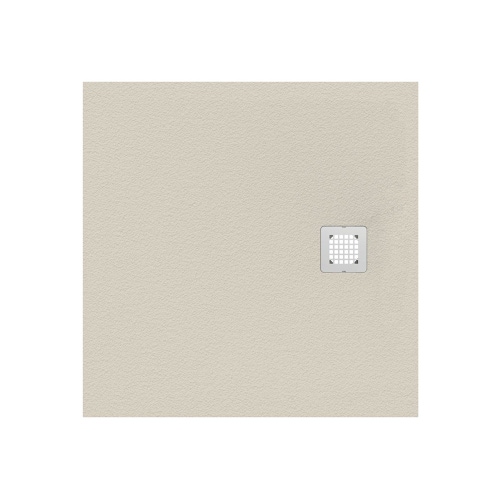 Immagine di Ideal Standard ULTRA FLAT S piatto doccia quadrato 80 cm ultrasottile, colore sabbia finitura opaco effetto pietra K8214FT