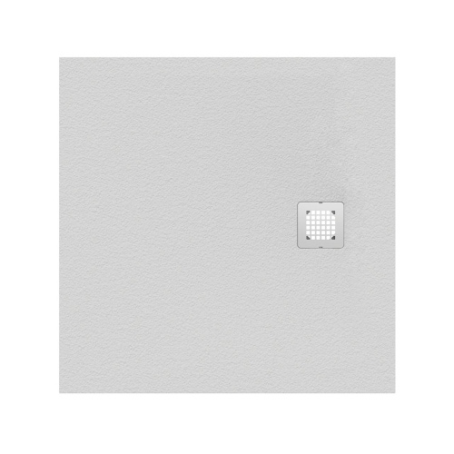 Immagine di Ideal Standard ULTRA FLAT S piatto doccia quadrato 90 cm ultrasottile, colore bianco finitura opaco effetto pietra K8215FR