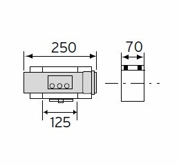 Immagine di Vaillant Condotto con ispezione 80/125 mm 303218