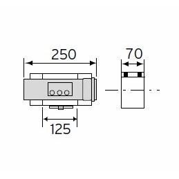 Immagine di Vaillant Condotto con ispezione 80/125 mm 303218