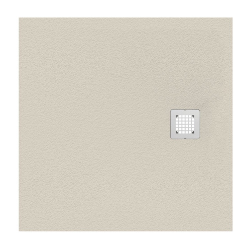 Immagine di Ideal Standard ULTRA FLAT S piatto doccia quadrato 100 cm ultrasottile, colore sabbia finitura opaco effetto pietra K8216FT