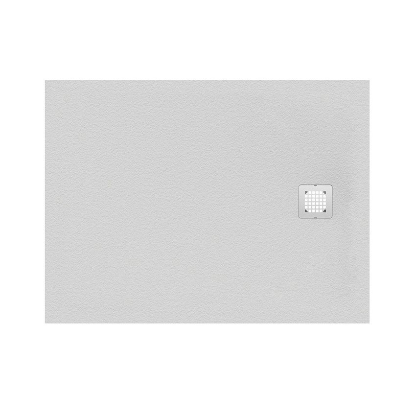 Immagine di Ideal Standard ULTRA FLAT S piatto doccia rettangolare L.100 P.80 cm ultrasottile, colore bianco finitura opaco effetto pietra K8219FR