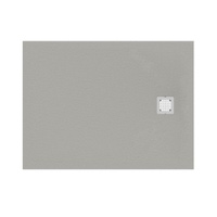 Immagine di Ideal Standard ULTRA FLAT S piatto doccia rettangolare L.100 P.80 cm ultrasottile, colore grigio cemento finitura opaco effetto pietra K8219FS