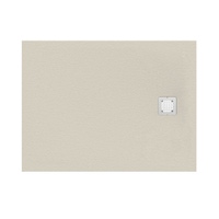 Immagine di Ideal Standard ULTRA FLAT S piatto doccia rettangolare L.100 P.80 cm ultrasottile, colore sabbia finitura opaco effetto pietra K8219FT