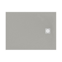 Immagine di Ideal Standard ULTRA FLAT S piatto doccia rettangolare L.100 P.70 cm ultrasottile, colore grigio cemento finitura opaco effetto pietra K8218FS