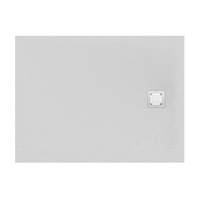 Immagine di Ideal Standard ULTRA FLAT S piatto doccia rettangolare L.100 P.90 cm ultrasottile, colore bianco finitura opaco effetto pietra K8220FR