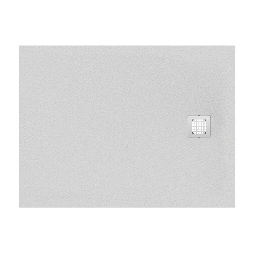 Immagine di Ideal Standard ULTRA FLAT S piatto doccia rettangolare L.100 P.90 cm ultrasottile, colore bianco finitura opaco effetto pietra K8220FR