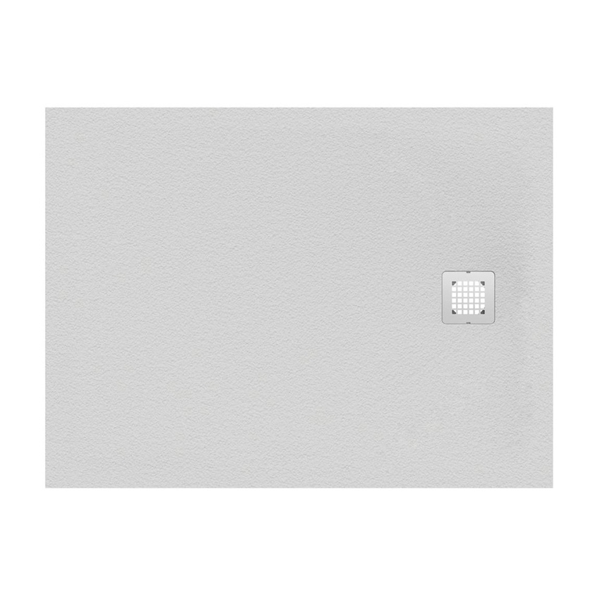 Immagine di Ideal Standard ULTRA FLAT S piatto doccia rettangolare L.100 P.90 cm ultrasottile, colore bianco finitura opaco effetto pietra K8220FR