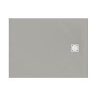 Immagine di Ideal Standard ULTRA FLAT S piatto doccia rettangolare L.120 P.70 cm ultrasottile, colore grigio cemento finitura opaco effetto pietra K8221FS