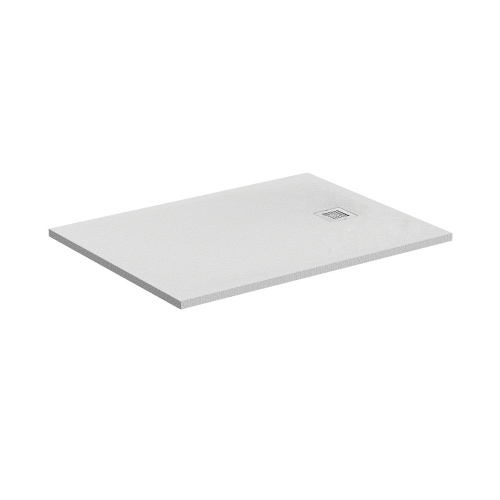Immagine di Ideal Standard ULTRA FLAT S piatto doccia rettangolare L.120 P.80 cm ultrasottile, colore bianco finitura opaco effetto pietra K8227FR