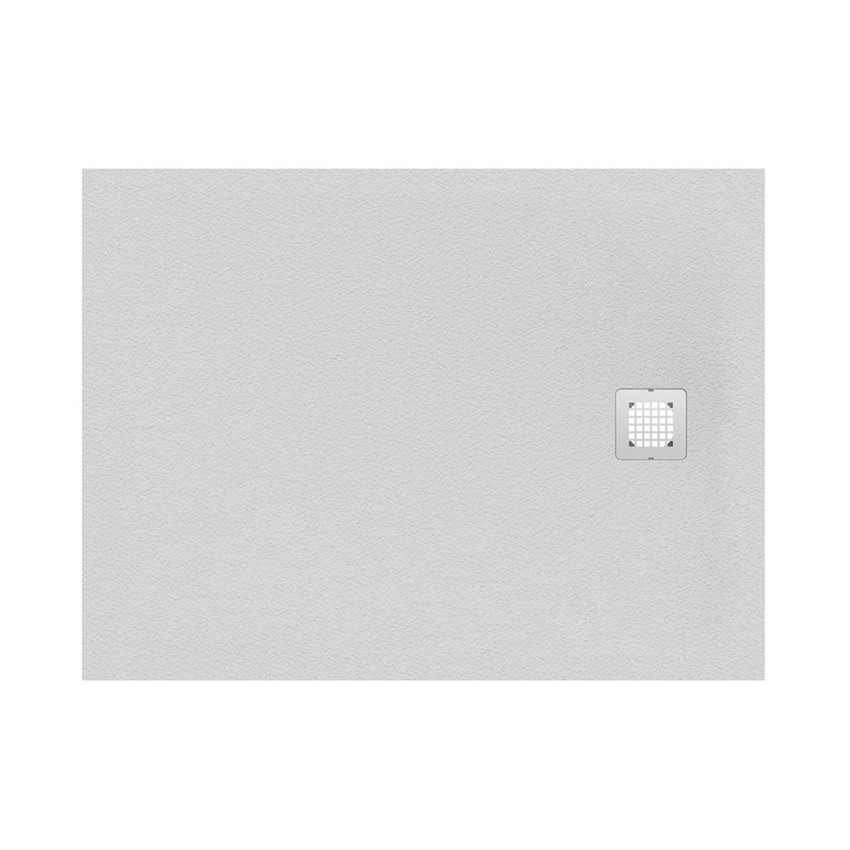Immagine di Ideal Standard ULTRA FLAT S piatto doccia rettangolare L.120 P.80 cm ultrasottile, colore bianco finitura opaco effetto pietra K8227FR