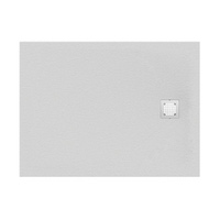 Immagine di Ideal Standard ULTRA FLAT S piatto doccia rettangolare L.120 P.100 cm ultrasottile, colore bianco finitura opaco effetto pietra K8232FR