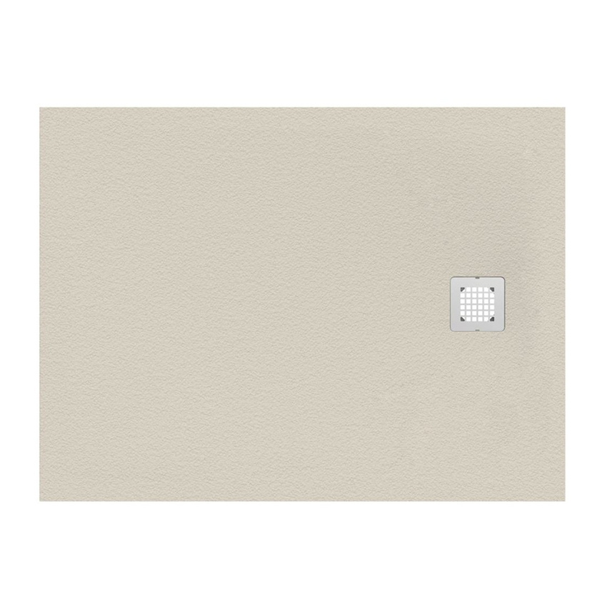 Immagine di Ideal Standard ULTRA FLAT S piatto doccia rettangolare L.120 P.100 cm ultrasottile, colore sabbia finitura opaco effetto pietra K8232FT