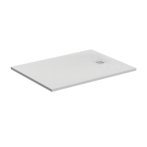 Immagine di Ideal Standard ULTRA FLAT S piatto doccia rettangolare L.140 P.70 cm ultrasottile, colore bianco finitura opaco effetto pietra K8234FR
