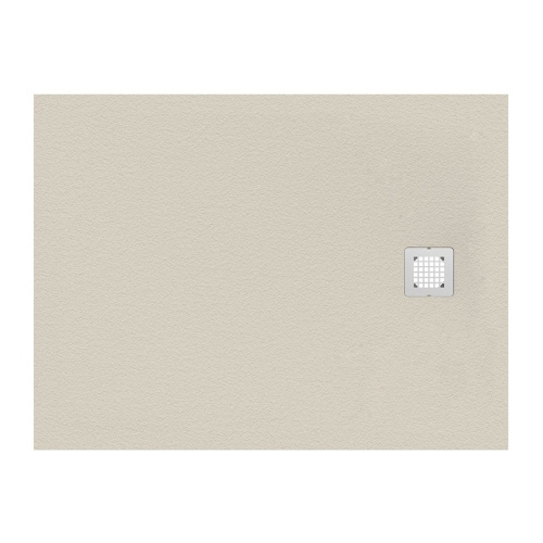 Immagine di Ideal Standard ULTRA FLAT S piatto doccia rettangolare L.140 P.80 cm ultrasottile, colore sabbia finitura opaco effetto pietra K8237FT
