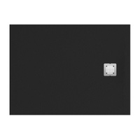 Immagine di Ideal Standard ULTRA FLAT S piatto doccia rettangolare L.140 P.80 cm ultrasottile, colore nero finitura opaco effetto pietra K8237FV