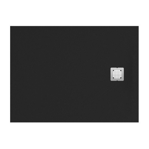 Immagine di Ideal Standard ULTRA FLAT S piatto doccia rettangolare L.140 P.80 cm ultrasottile, colore nero finitura opaco effetto pietra K8237FV