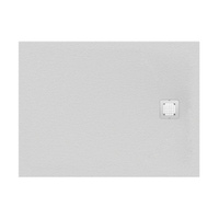 Immagine di Ideal Standard ULTRA FLAT S piatto doccia rettangolare L.140 P.90 cm ultrasottile, colore bianco finitura opaco effetto pietra K8256FR