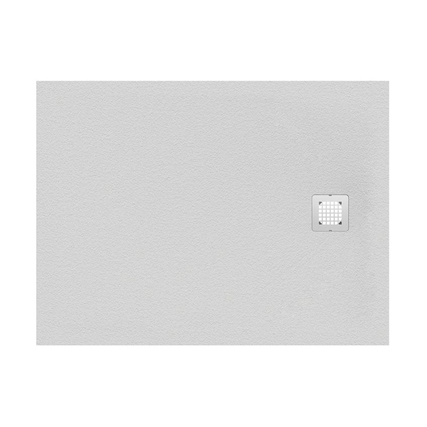 Immagine di Ideal Standard ULTRA FLAT S piatto doccia rettangolare L.140 P.90 cm ultrasottile, colore bianco finitura opaco effetto pietra K8256FR