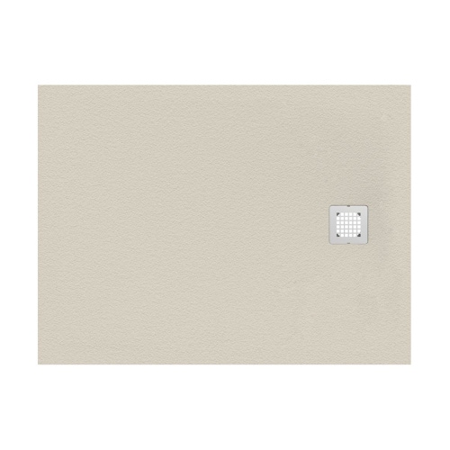 Immagine di Ideal Standard ULTRA FLAT S piatto doccia rettangolare L.140 P.90 cm ultrasottile, colore sabbia finitura opaco effetto pietra K8256FT