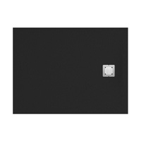 Immagine di Ideal Standard ULTRA FLAT S piatto doccia rettangolare L.140 P.90 cm ultrasottile, colore nero finitura opaco effetto pietra K8256FV