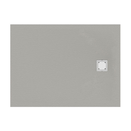 Immagine di Ideal Standard ULTRA FLAT S piatto doccia rettangolare L.160 P.80 cm ultrasottile, colore grigio cemento finitura opaco effetto pietra K8276FS