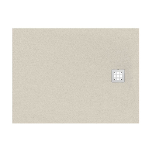 Immagine di Ideal Standard ULTRA FLAT S piatto doccia rettangolare L.160 P.80 cm ultrasottile, colore sabbia finitura opaco effetto pietra K8276FT