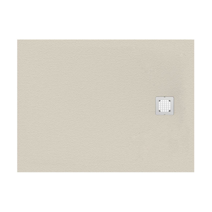 Immagine di Ideal Standard ULTRA FLAT S piatto doccia rettangolare L.160 P.80 cm ultrasottile, colore sabbia finitura opaco effetto pietra K8276FT