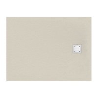 Immagine di Ideal Standard ULTRA FLAT S piatto doccia rettangolare L.160 P.90 cm ultrasottile, colore sabbia finitura opaco effetto pietra K8277FT